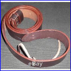 British WWI & WWII Lee Enfield SMLE Leather Rifle Sling 5 Units Nx86332