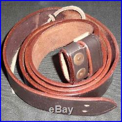 British WWI & WWII Lee Enfield SMLE Leather Rifle Sling 5 Units TL843