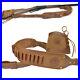 Brown-1-Set-Full-Leather-Gun-Recoil-Pad-Buttstock-With-Rifle-Ammo-Sling-Strap-US-01-pgn
