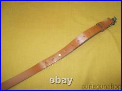 Brown Leather Padded 1 Inch Rifle Sling