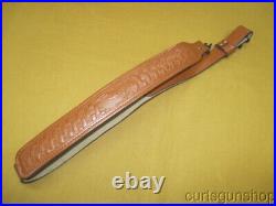 Brown Leather Padded 1 Inch Rifle Sling