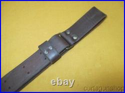 Brown Leather Rifle Sling 1903 Military Style