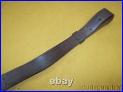 Brown Leather Rifle Sling 1903 Military Style No 2