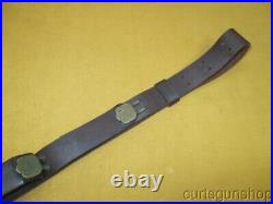 Brown Leather Rifle Sling 1903 Military Style No 2