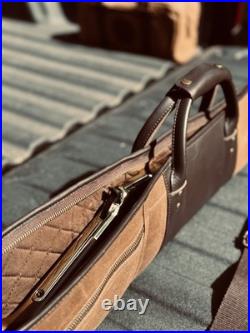 Brown Waxed Canvas leather Henry Rife Case