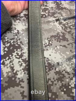 Brownells Competitor Plus USA 1 1/4 Leather Buckle Rifle Sling With Swivels