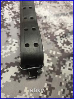 Brownells Competitor Plus USA 1 1/4 Leather Buckle Rifle Sling With Swivels