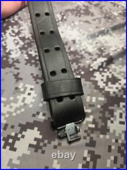 Brownells Competitor Plus USA 1 1/4 Leather Buckle Rifle Sling With Swivels