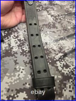 Brownells Competitor Plus USA 1 1/4 Leather Buckle Rifle Sling With Swivels