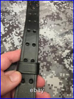 Brownells Competitor Plus USA 1 1/4 Leather Buckle Rifle Sling With Swivels