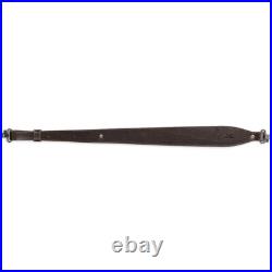 Browning 122398 JMB Signature Series Rifle Sling Dark Brown Leather Adjustable