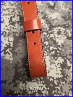 Browning Five Cent Buffalo Nickel Stitched Weave Horsehair Leather Rifle Sling