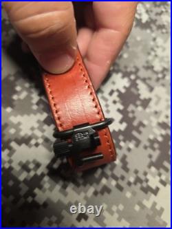 Browning Five Cent Buffalo Nickel Stitched Weave Horsehair Leather Rifle Sling