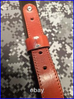Browning Five Cent Buffalo Nickel Stitched Weave Horsehair Leather Rifle Sling