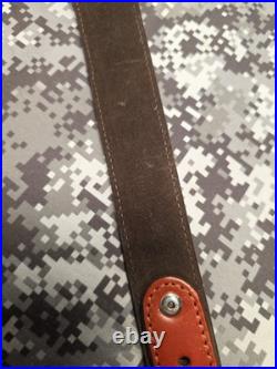Browning Five Cent Buffalo Nickel Stitched Weave Horsehair Leather Rifle Sling