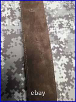 Browning Five Cent Buffalo Nickel Stitched Weave Horsehair Leather Rifle Sling