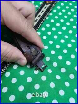 Browning Horsehair And Leather Rifle Sling With Swivels Hard To Find Horse Hair