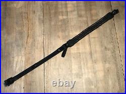 Browning Horsehair Rifle Sling Black Leather 122299 25-36.5 Discontinued
