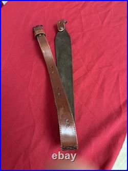 Browning Leather Sling with Buffalo Nickel Coins Rifle Shotgun 34.5 Long A962