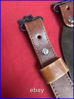 Browning Leather Sling with Buffalo Nickel Coins Rifle Shotgun 34.5 Long A962