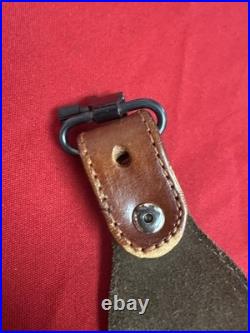 Browning Leather Sling with Buffalo Nickel Coins Rifle Shotgun 34.5 Long A962