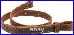 Buffalo Leather Gun Sling Handmade Amish Craftsmanship, Adjustable 30 to 42