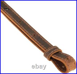 Buffalo Leather Gun Sling Handmade Amish Craftsmanship, Adjustable 30 to 42