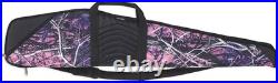 Bulldog Cases Pinnacle Black Leather Rifle Case, Muddy Girl Camo with Black T