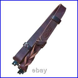 Bushcrafts Custom All-Leather Rifle Sling Made in USA Patented Latigo