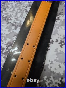 Butler Creek Leather Military Rifle Sling Plain Leather Rifle Sling