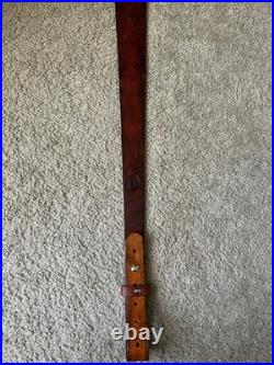 CHEYENNE Custom Leather Rifle Sling Hand Tooled And Made in the USA