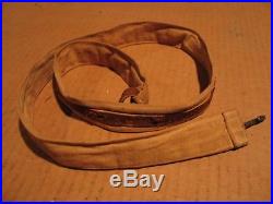 CIVIL WAR ERA Confederate Rifle Sling Fabric and leather VERY NICE