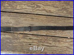 CIVIL WAR MUSKET OR RIFLE SLING LEATHER VERY GOOD CONDITION 65 ¼ inches