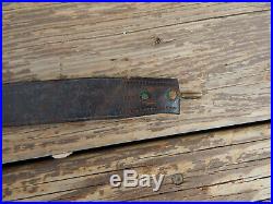 CIVIL WAR MUSKET OR RIFLE SLING LEATHER VERY GOOD CONDITION 65 ¼ inches