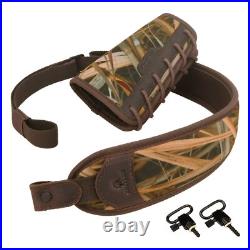 Camo Rifle Gun Sling with Matched Gun Buttstock Neoprene Shoulder Padded Strap