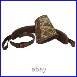 Camo Rifle Gun Sling with Matched Gun Buttstock Neoprene Shoulder Padded Strap