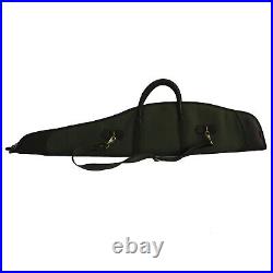 Canvas&Leather Hunting Gun Bag Rifle Sling Shoulder Bag Padded Carry Case 45