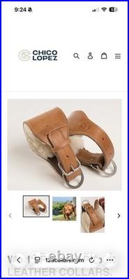 Chico Lopez World Famous Pitbull Leather Collar 100% Full Grain Buffalo