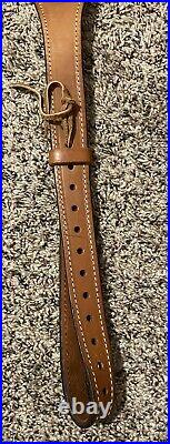 Cobra Bianchi Cobra Grande #74 Stitched Tooled Sheep Backed Leather Rifle Sling