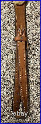 Cobra Bianchi Cobra Grande #74 Stitched Tooled Sheep Backed Leather Rifle Sling