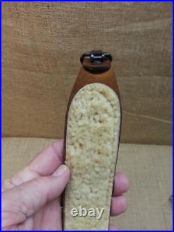 Cobra Style Sheep Wool and Basketweave Embossed Leather Rifle Sling