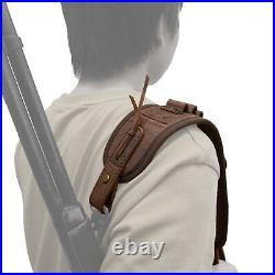 Combo Canvas Rifle/Shotgun Buttstock Cover+Leather Sling. 22LR 12GA. 357 Durable