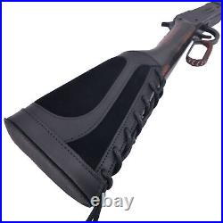 Combo of Durable Leather Shotgun Buttstock+Gun Sling with Swives 12GA USA Stock