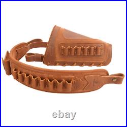 Combo of Rifle Buttstock, Carry Shell Slots Strap Sling for. 308.22LR 12GA. 357