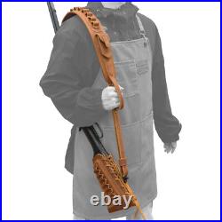 Combo of Rifle Buttstock, Carry Shell Slots Strap Sling for. 308.22LR 12GA. 357