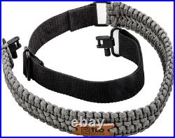 Comfortable Over Shoulder Tactical Sling 44 Inch Adjustable Paracord Strap