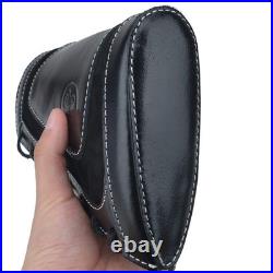 Cowhide Leather Gun Shell Holder Buttstock with Matched Rifle Sling for. 308