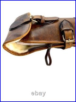 Cowhide Leather Holster Rifle Bag 50-54 Inch Scabbard Rifle Sling Handmade Sh