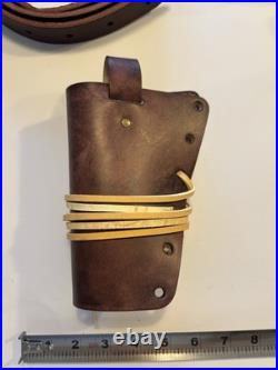 Custom Leather Ammo Carrier for 22/250 Dark Brown Read & See Px For Description