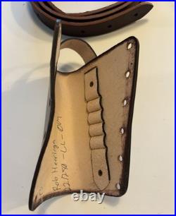 Custom Leather Ammo Carrier for 22/250 Dark Brown Read & See Px For Description
